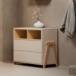 Casababy Βρεφική Συρταριέρα Palmer Ecru με 2 συρτάρια